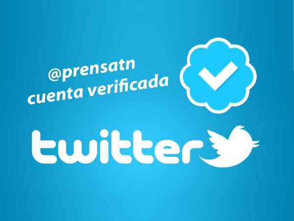 Verificación oficial de nuestra cuenta de Twitter